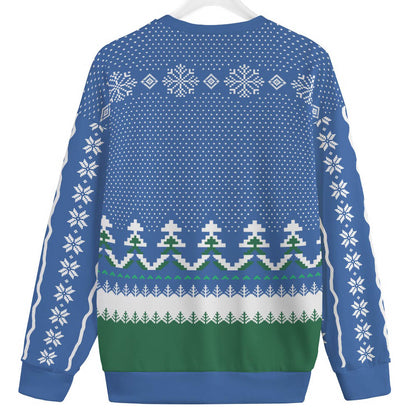 Abominable Yeti Men's Plus Size Christmas Sweater