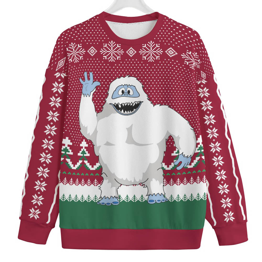 Abominable Yeti Men's Plus Size Christmas Sweater
