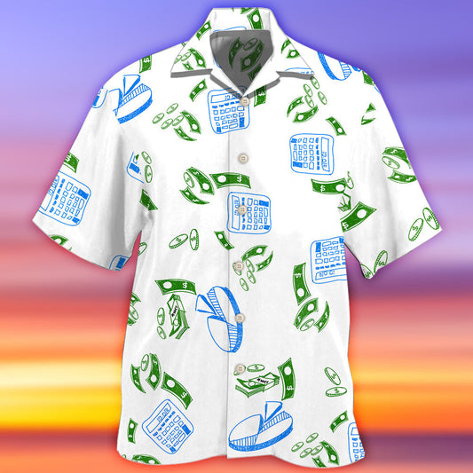 Accountant Money Chart Basic - Hawaiian Shirt 
