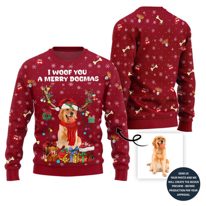 Adorable Custom Dog Ugly Christmas Sweater