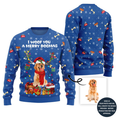 Adorable Custom Dog Ugly Christmas Sweater