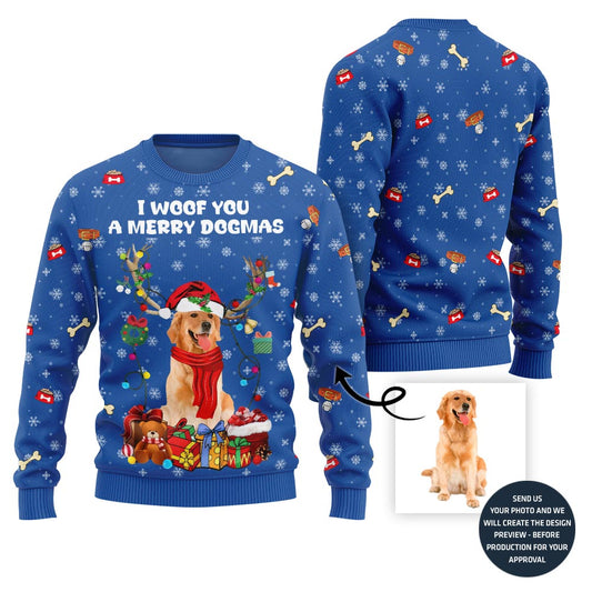 Adorable Custom Dog Ugly Christmas Sweater