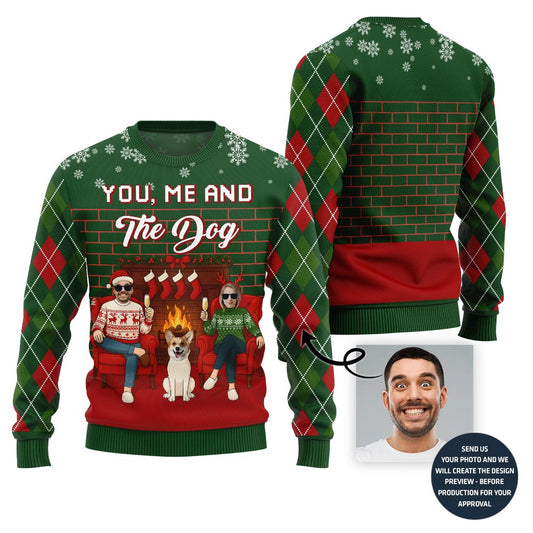 Adorable Custom Face Xmas Sweater