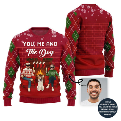 Adorable Custom Face Xmas Sweater