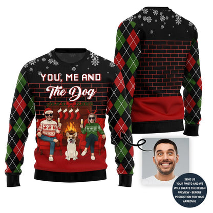 Adorable Custom Face Xmas Sweater