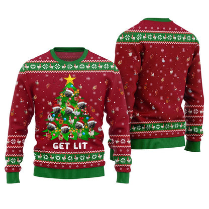 Adorable Custom Pet Ugly Christmas Sweater For Animal Lovers