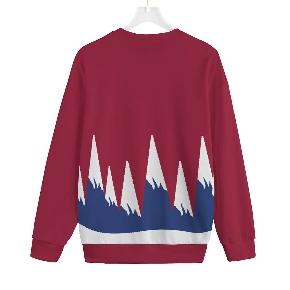 Adult Plus Size Tacky Christmas Sweater Yeti To Party Cardinal Red