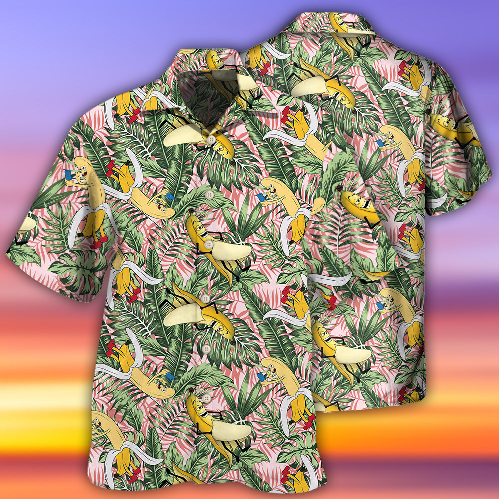 Fruit Banana Adult Humor - Hawaiian Shirt 