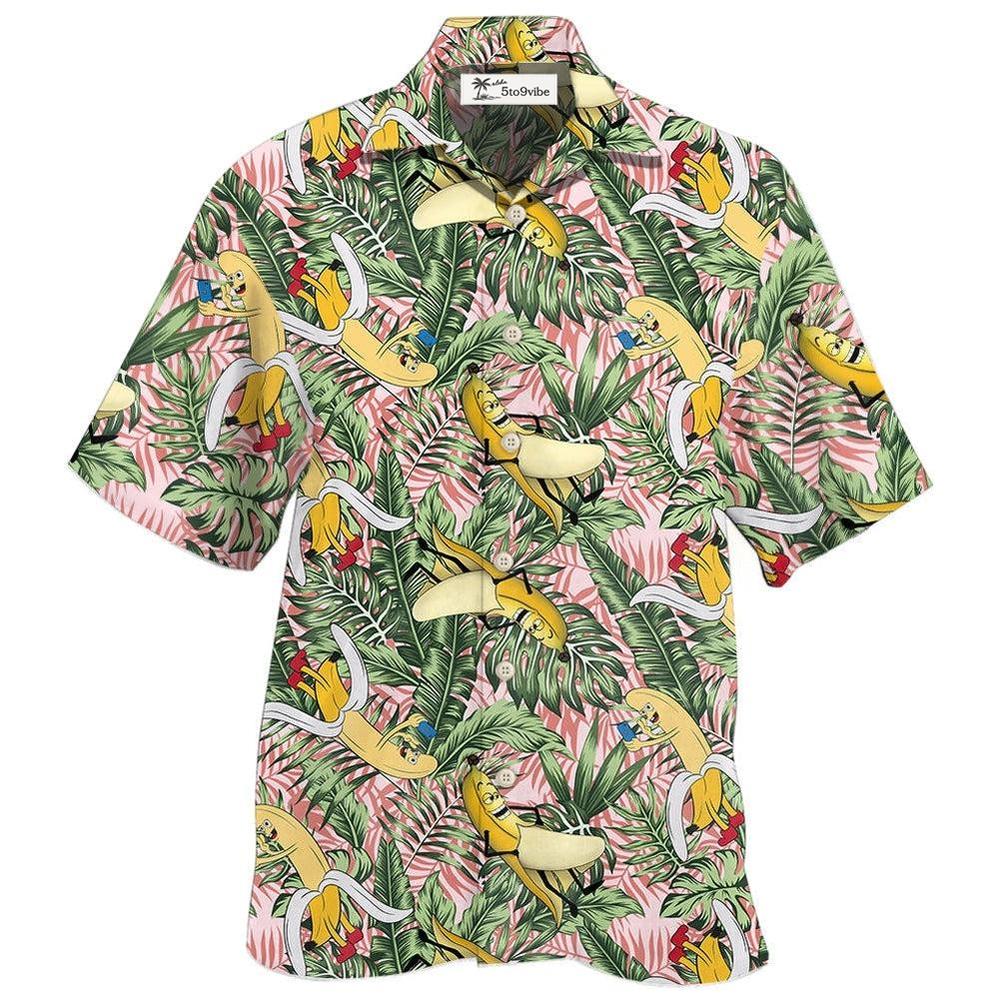 Hawaiian Shirt / Adults / S Fruit Banana Adult Humor - Hawaiian Shirt 