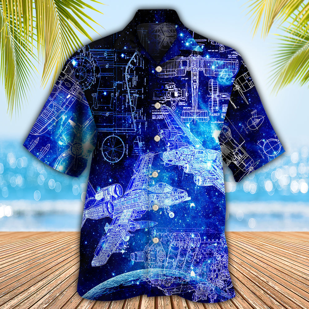 Engineer Aerospace Style - Hawaiian Shirt 