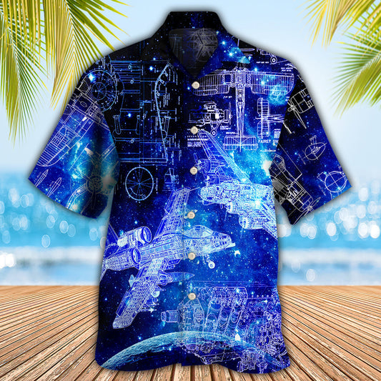 Engineer Aerospace Style - Hawaiian Shirt 