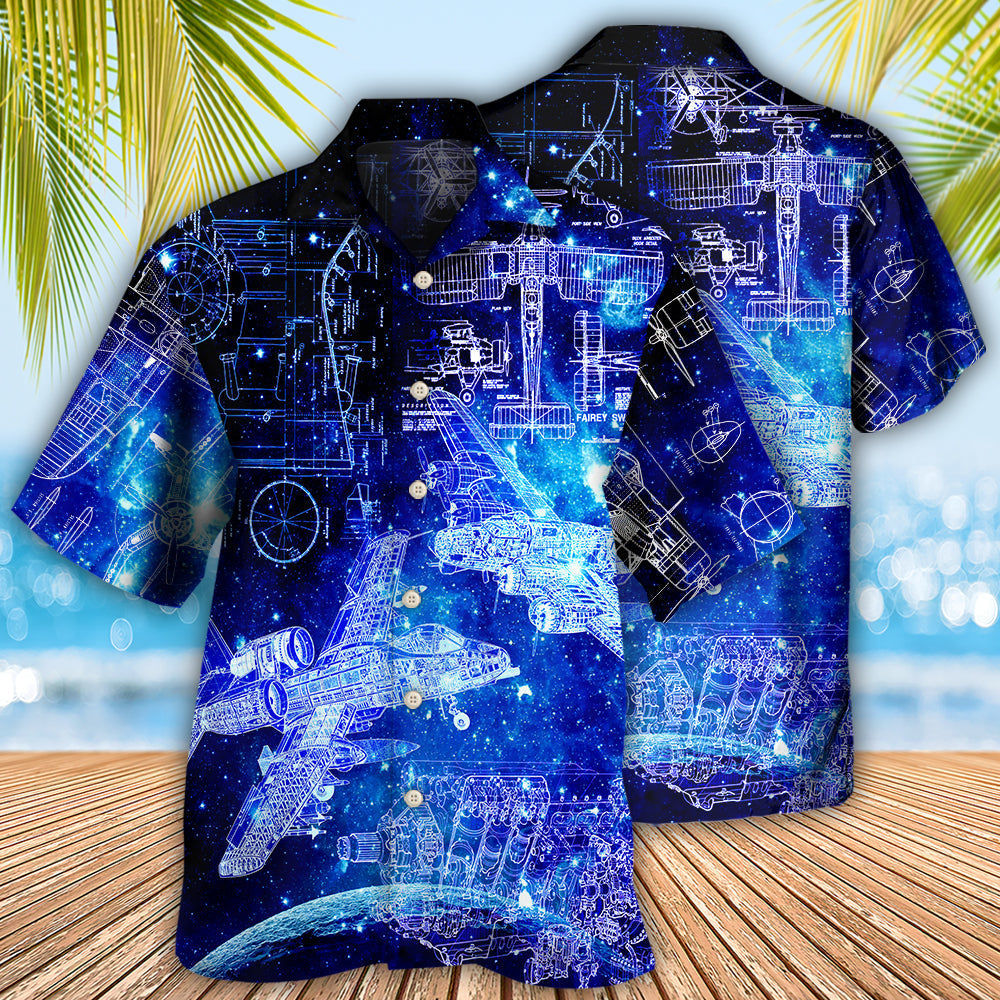 Engineer Aerospace Style - Hawaiian Shirt 