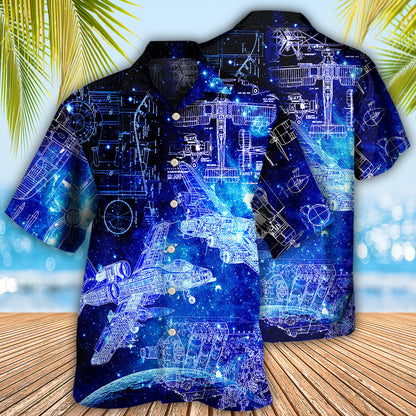 Engineer Aerospace Style - Hawaiian Shirt 