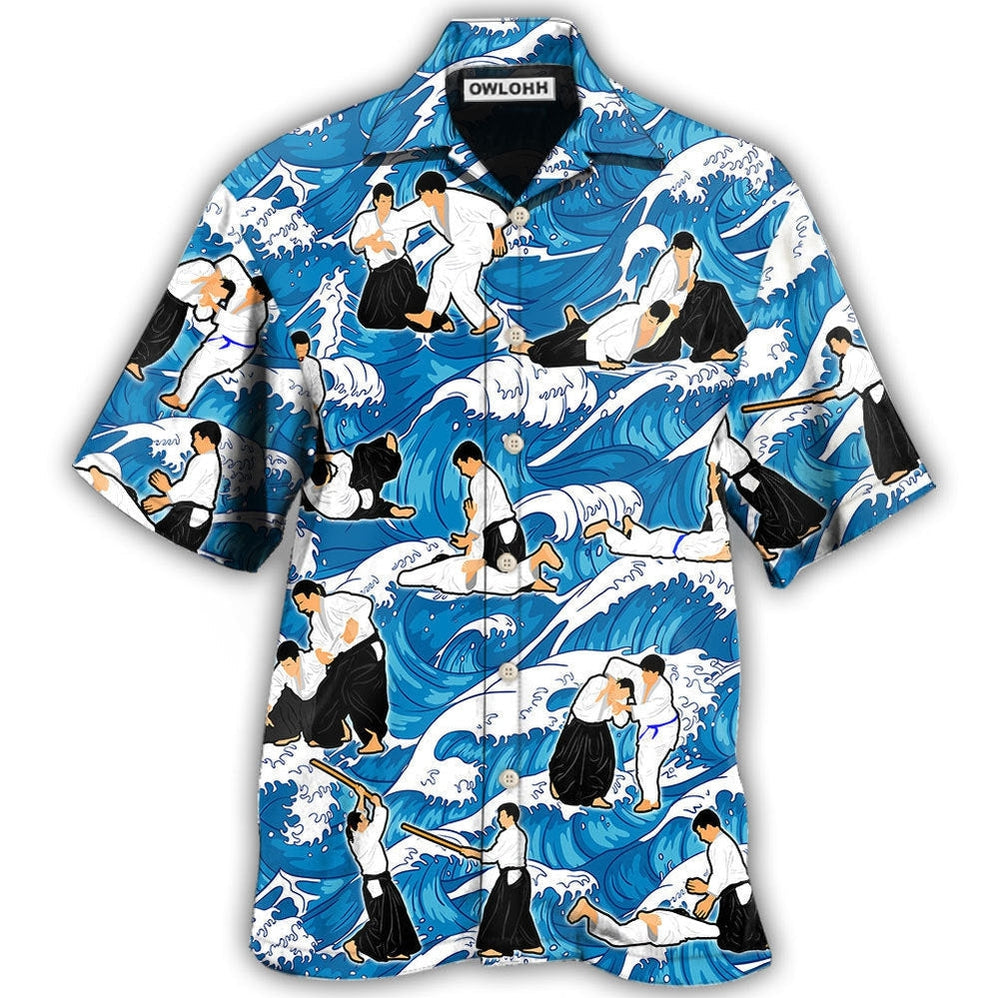 Hawaiian Shirt / Adults / S Aikido Make Me Strong - Hawaiian Shirt 