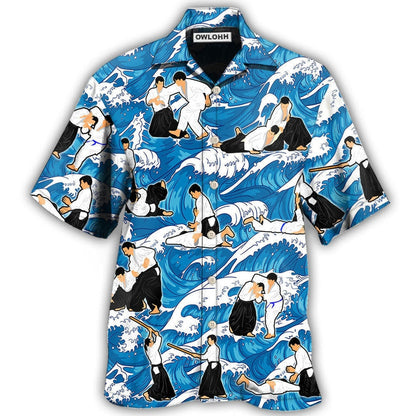Hawaiian Shirt / Adults / S Aikido Make Me Strong - Hawaiian Shirt 