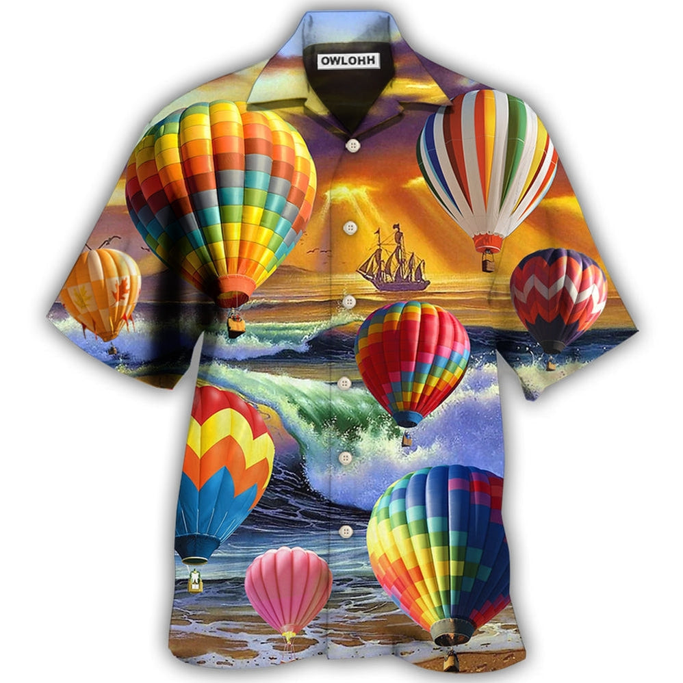 Air Balloon Love Life Style - Hawaiian Shirt 