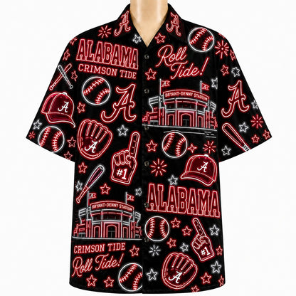 All College Basketball Teams Neon Viber Unisex Hawaiian Shirt For Men & Women