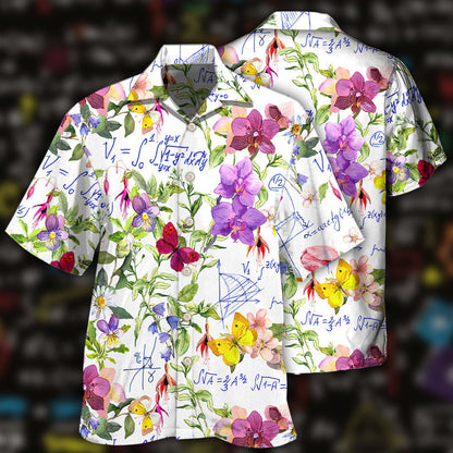 Math Floral Lovely Style - Hawaiian Shirt 
