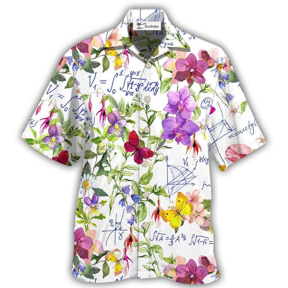 Hawaiian Shirt / Adults / S Math Floral Lovely Style - Hawaiian Shirt 