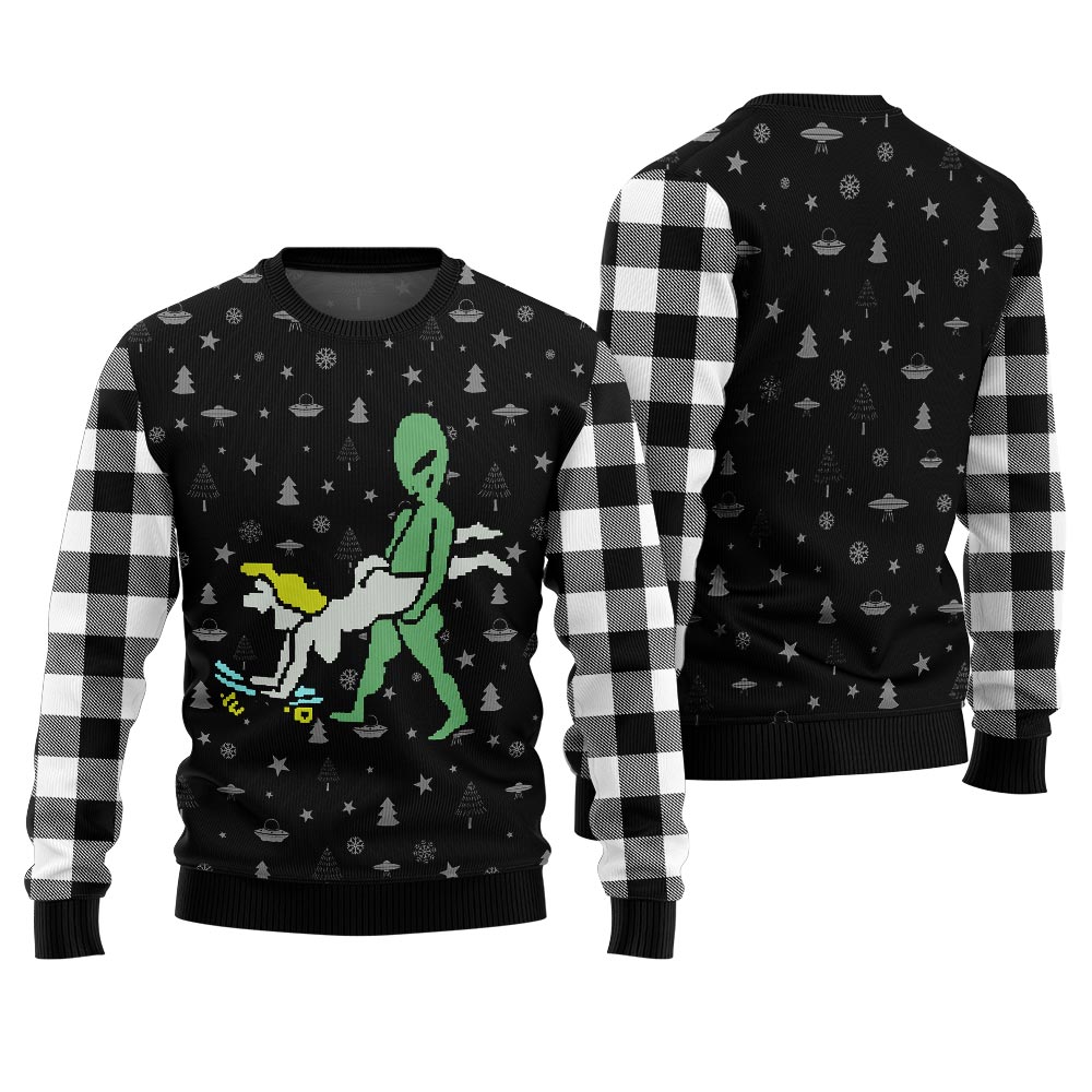 Alien Ugly Christmas Sweater