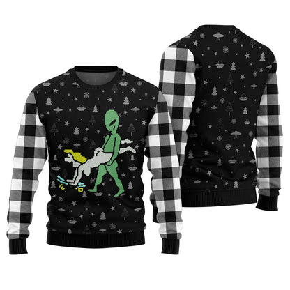 Alien Ugly Christmas Sweater