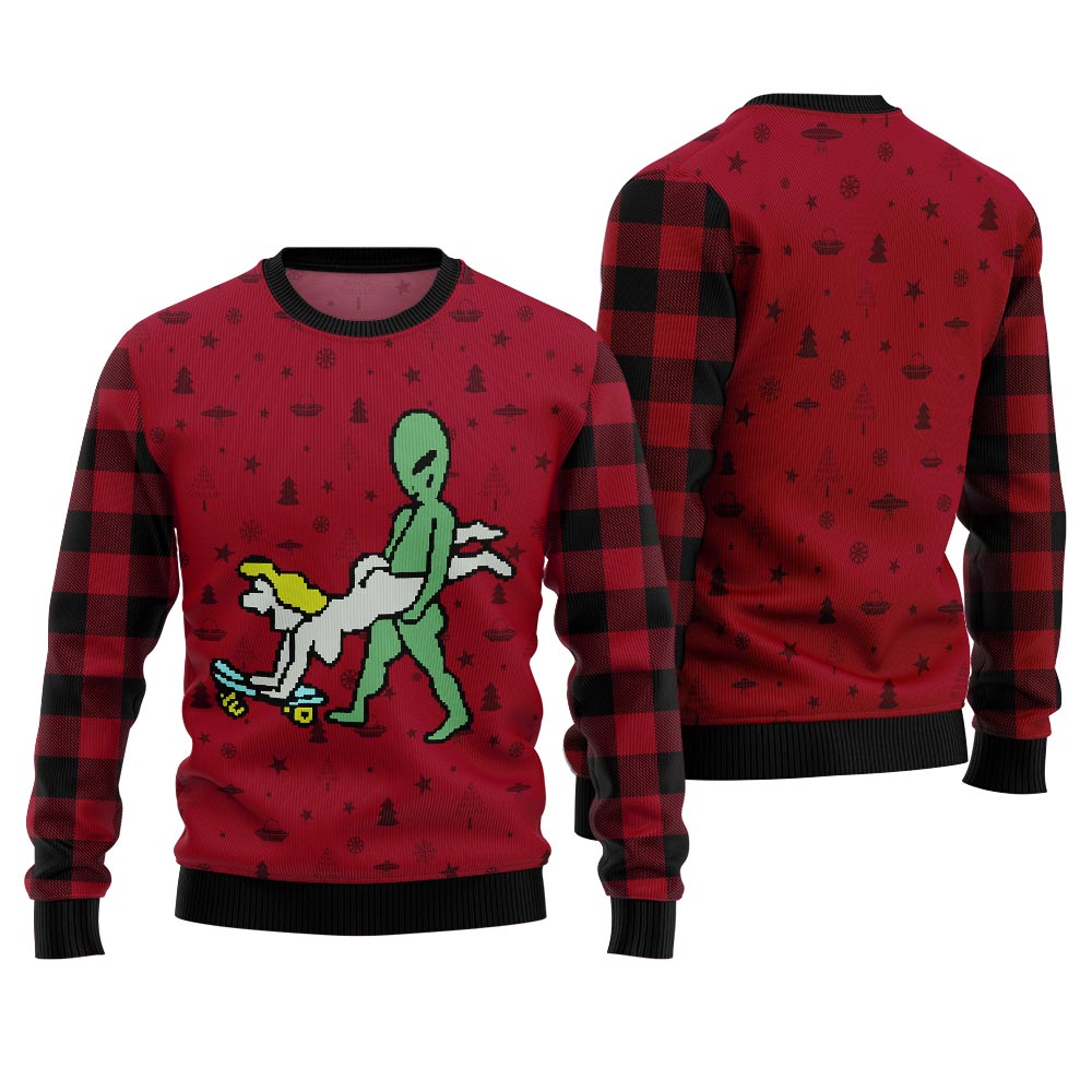Alien Ugly Christmas Sweater