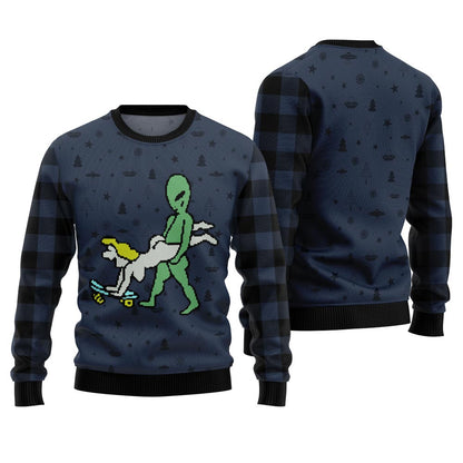 Alien Ugly Christmas Sweater