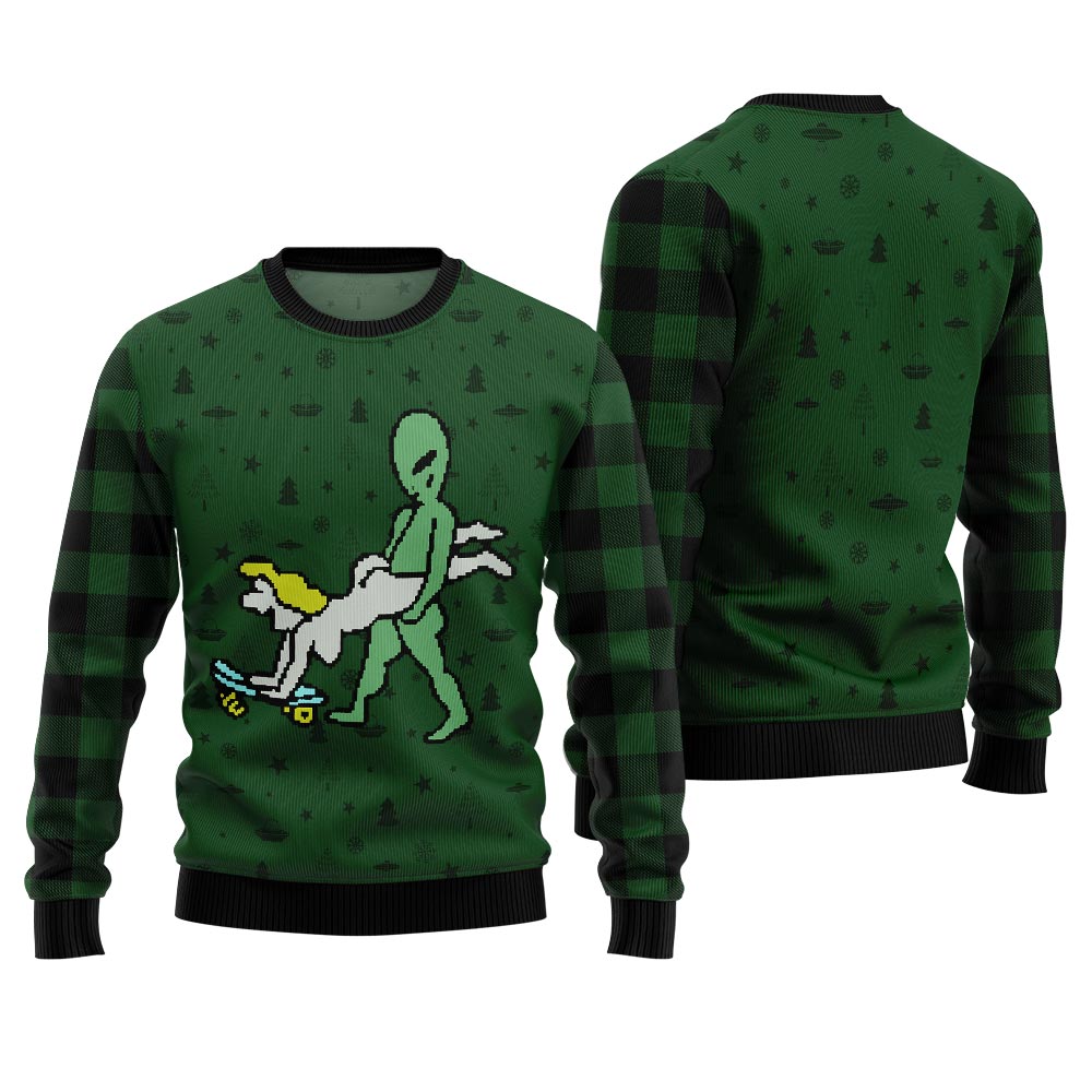 Alien Ugly Christmas Sweater