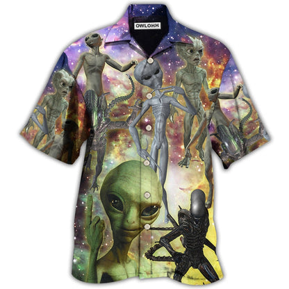 Hawaiian Shirt / Adults / S Alien Mysterious Galaxy - Hawaiian Shirt 