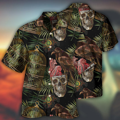 Skull Alien So Cool - Hawaiian Shirt 