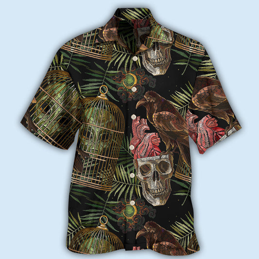 Skull Alien So Cool - Hawaiian Shirt 