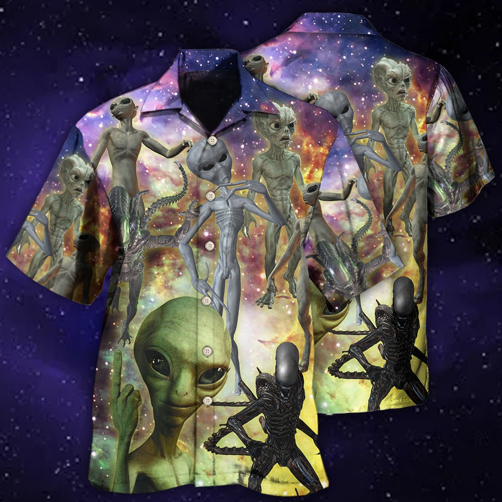 Alien Mysterious Galaxy - Hawaiian Shirt 