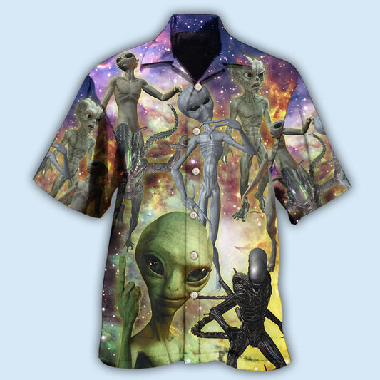 Alien Mysterious Galaxy - Hawaiian Shirt 