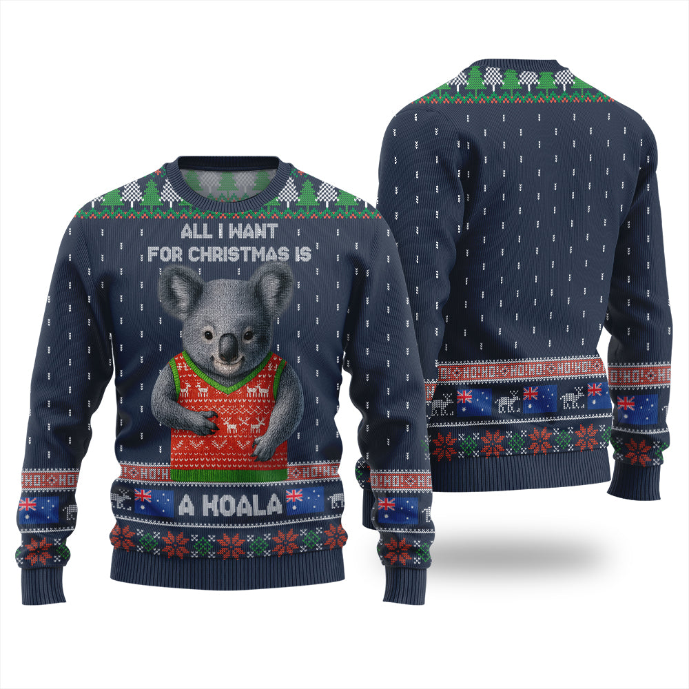 All I Want For Christmas Is A Koala Ugly Sweater