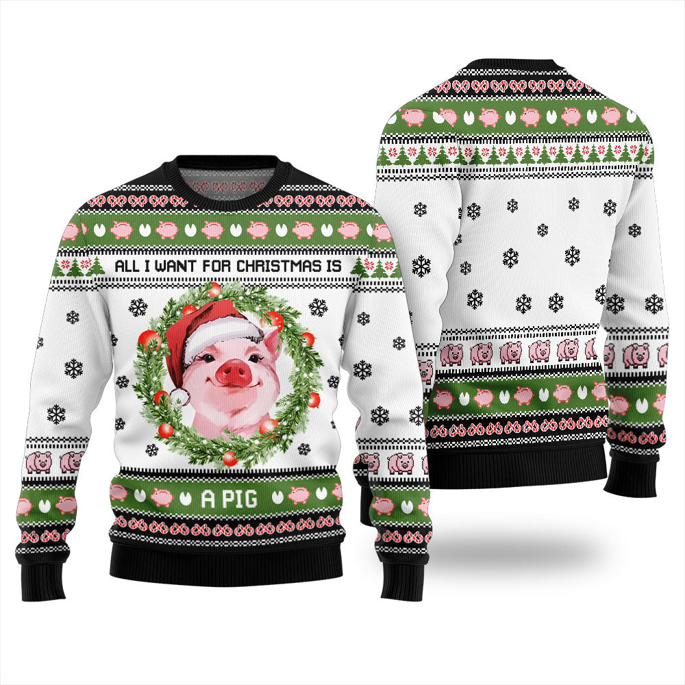 All I Want For Christmas Is A Pig Ugly Sweater