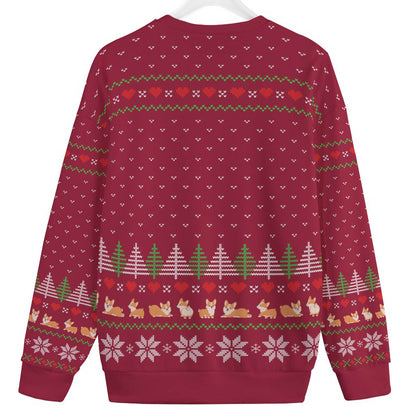 All I Want For Christmas Is Corgi Big And Tall Xmas Sweaters