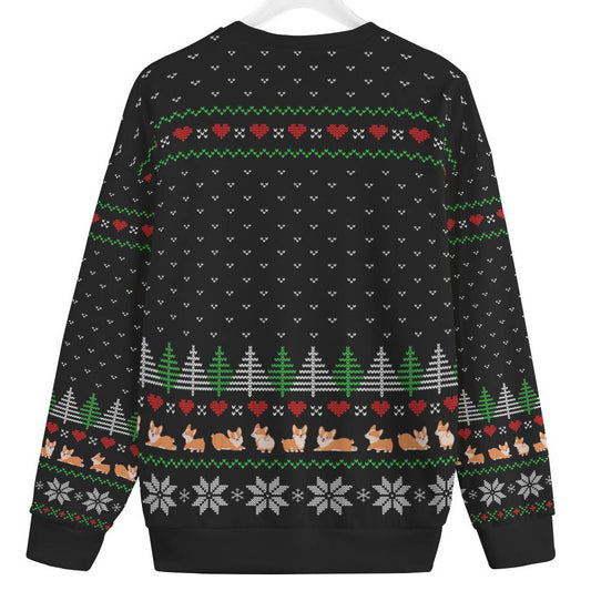 All I Want For Christmas Is Corgi Big And Tall Xmas Sweaters