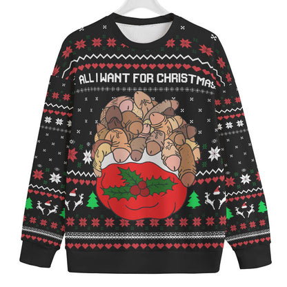 All I Want For Christmas Is Inappropriate Mens Big And Tall Christmas Sweater