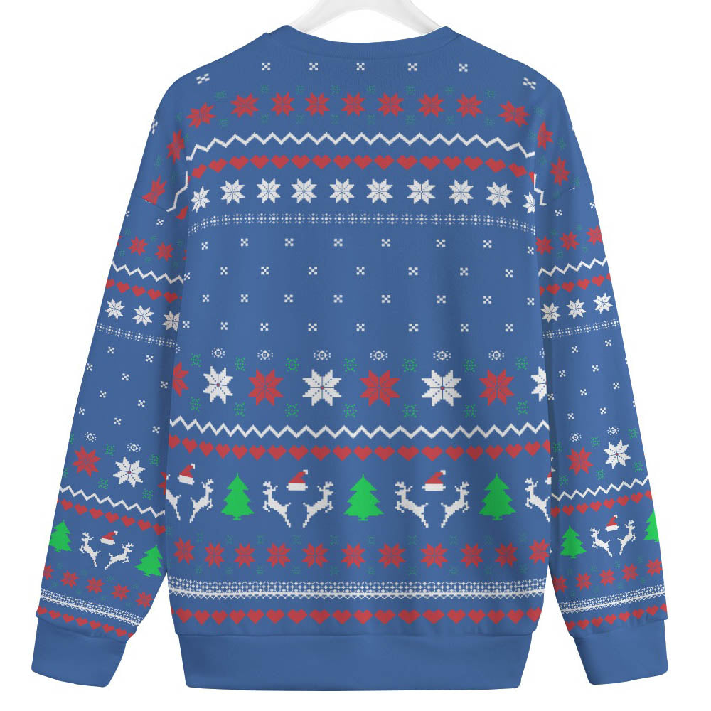 All I Want For Christmas Is Naughty Big And Tall Ugly Christmas Sweater