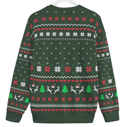 All I Want For Christmas Is Naughty Big And Tall Ugly Christmas Sweater