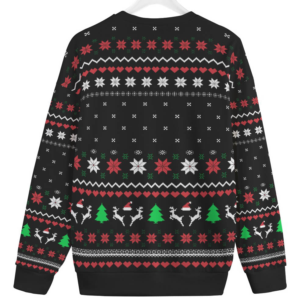 All I Want For Christmas Is Naughty Big And Tall Ugly Christmas Sweater