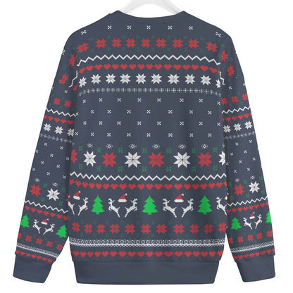 All I Want For Christmas Is Naughty Big And Tall Ugly Christmas Sweater