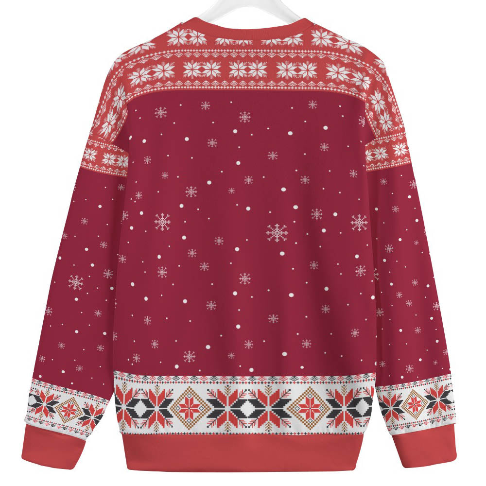 All I Want For Christmas Is Naughty Womens Plus Ugly Christmas Sweater