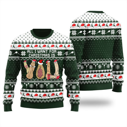 Naughty Gift For Christmas Men's Ugly Sweater