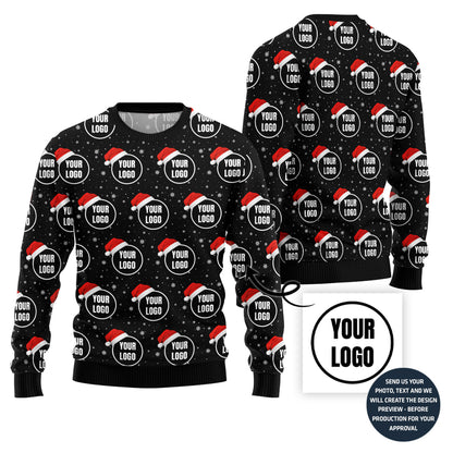 All Over Print Festive Ugly Christmas Jumper For Company