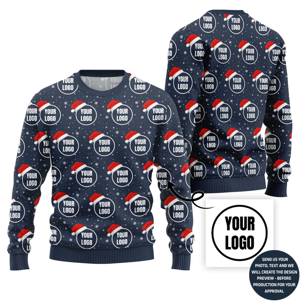 All Over Print Festive Ugly Christmas Jumper For Company