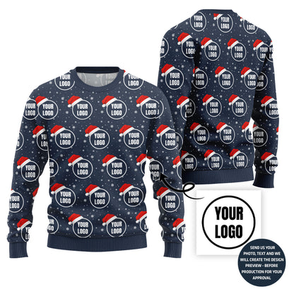 All Over Print Festive Ugly Christmas Jumper For Company
