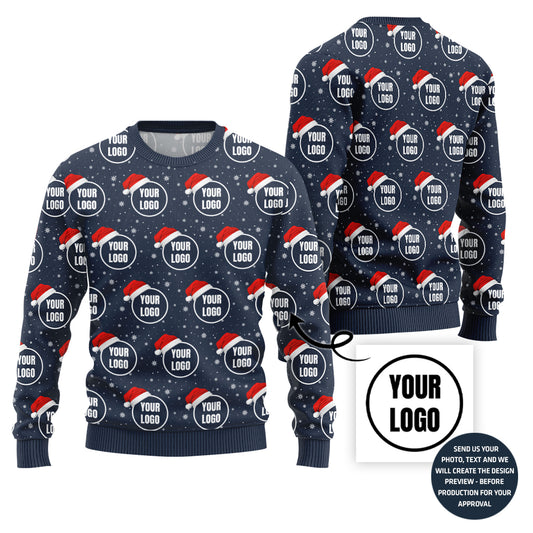 All Over Print Festive Ugly Christmas Jumper For Company