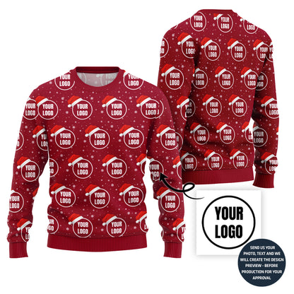 All Over Print Festive Ugly Christmas Jumper For Company