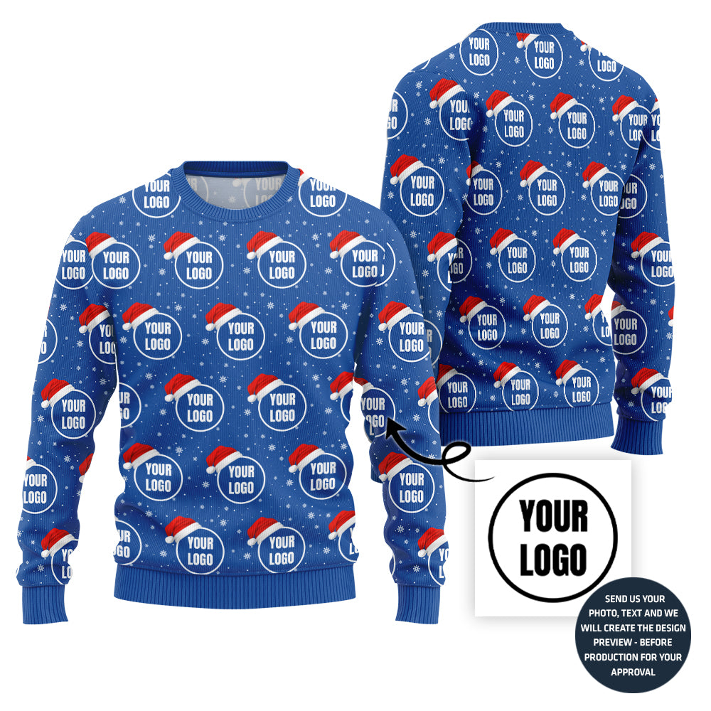 All Over Print Festive Ugly Christmas Jumper For Company